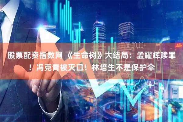股票配资指数网 《生命树》大结局：孟耀辉赎罪！冯克青被灭口！林培生不是保护伞